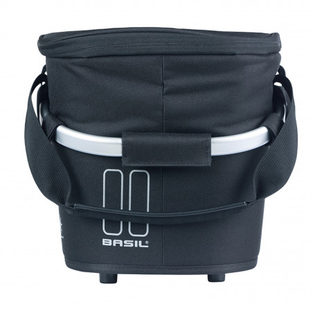 PANIER ARRIÈRE BASIL CARRY ALL ISO PLAQUE MIK 2.0 18L NOIR - 8715019113529