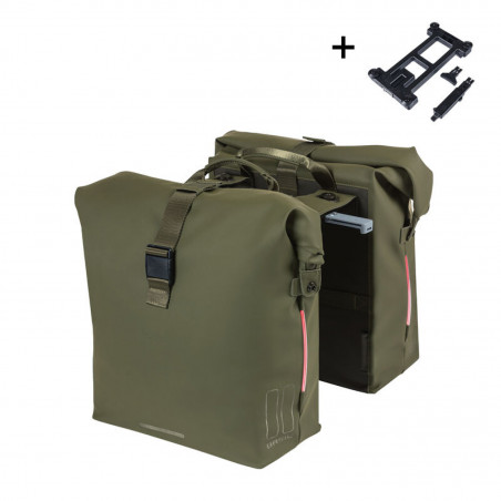 SACOCHES BASIL SOHO MIK 2.0 41L LUMIÃRE IMPERMÃABLE VERT - 8715019184604