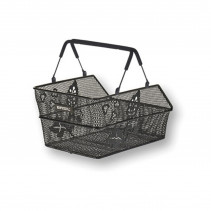 PANIER ARRIÃRE BASIL CENTO S ACIER NOIR AVEC MOTIF FLORALE - 8715019113352