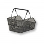 PANIER ARRIÃRE BASIL CENTO S ACIER NOIR AVEC MOTIF FLORALE - 8715019113352