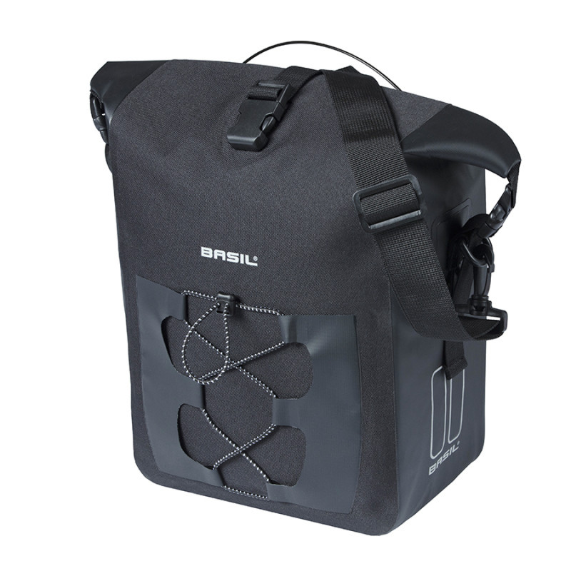 SACOCHE BASIL NAVIGATOR M MIK 14L IMPERMÉABLE NOIR - 8715019182631