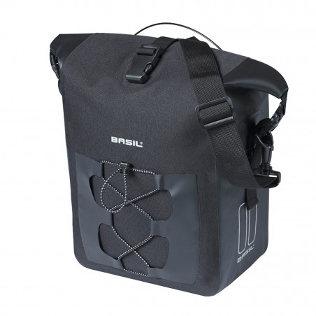 SACOCHE BASIL NAVIGATOR M MIK 14L IMPERMÉABLE NOIR - 8715019182631