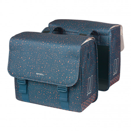 SACOCHE BASIL FLAIR UBS 35L POLYESTER BLEU MARINE/ROUGE - 8715019184147