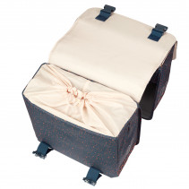 SACOCHE BASIL FLAIR UBS 35L POLYESTER BLEU MARINE/ROUGE - 8715019184147