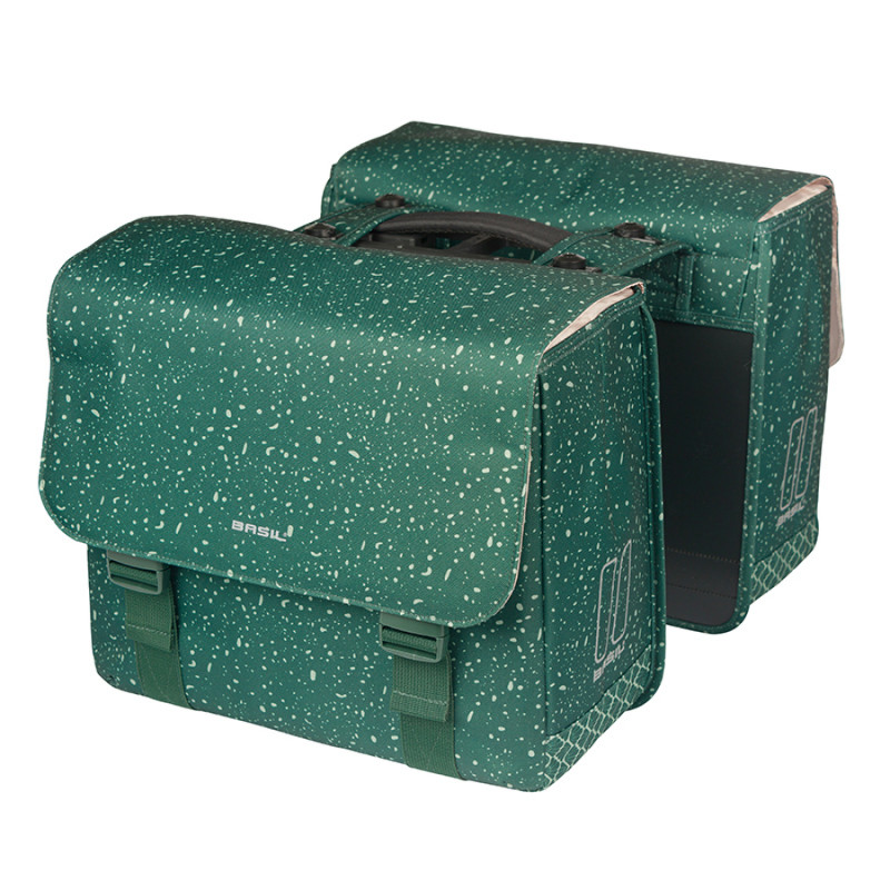 SACOCHE BASIL FLAIR AVEC PLAQUE MIK 2.0 35L POLYESTER VERT - 8715019184192