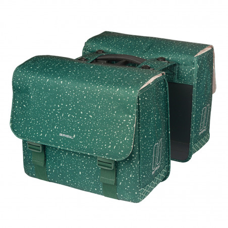 SACOCHE BASIL FLAIR AVEC PLAQUE MIK 2.0 35L POLYESTER VERT - 8715019184192