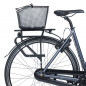 PANIER ARRIÈRE BASIL BASE XL AVEC PLAQUE MIK ACIER NOIR - 8715019113680
