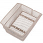 PANIER ARRIÈRE BASIL CENTO S ACIER ARGENT (21X31X0.95 CM) - 8715019113826
