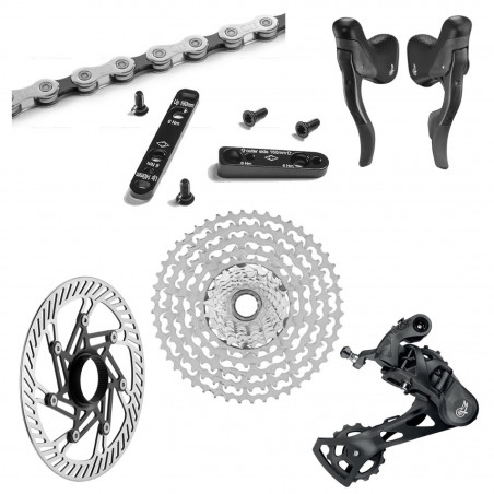 GROUPE CAMPAGNOLO EKAR GT AVEC DISQUES DE FREIN 160mm 10-48D - 8422643409774