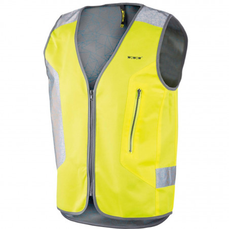 GILET WOWOW TEGRA AVEC LUMIERE ARRIERE/JAUNE REFLECHISSANT - 5420071120370