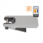 ANCRAGE AU MUR/SUPPORT VÉLO HIPLOK AIRLOK A CLE GRIS - 5060277662016