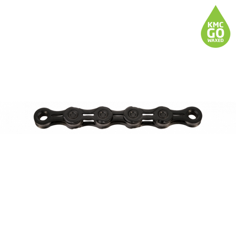 CHAINE KMC X11EL WAXED 1/2x11/128" 118 MAILLONS 11V NOIR - 4715575886770