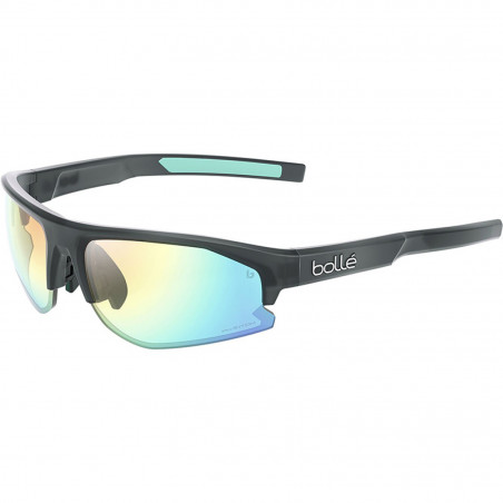 LUNETTES BOLLE BOLT 2.0 S NOIR TRANSP. MAT PHAN. VERT PHOTO - 54917362034