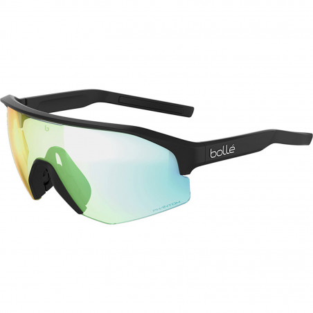 LUNETTES BOLLE LIGHTSHIFTER NOIR MAT PHAN. VERT CLAIR PHOTO - 54917320317