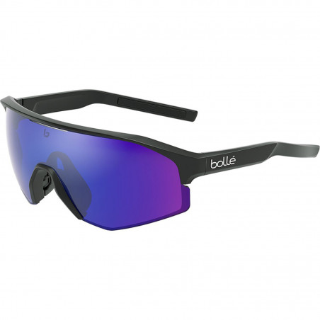 LUNETTES BOLLE LIGHTSHIFTER XL NOIR MAT VERRE MARRON BLEU - 54917362195