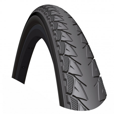 PNEU RUBENA FLIPPER V70 700x35C CLASSIQUE RIGIDE NOIR 37-622 - 8593375536080