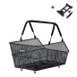PANIER ARRIÈRE BASIL CENTO AVEC PLAQUE MIK ACIER NOIR - 8715019113710