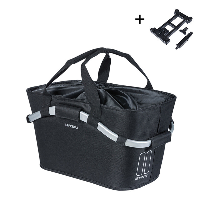 PANIER ARRIÈRE BASIL CLASSIC CARRY ALL PLAQUE MIK 2.0 22L N - 8715019113536