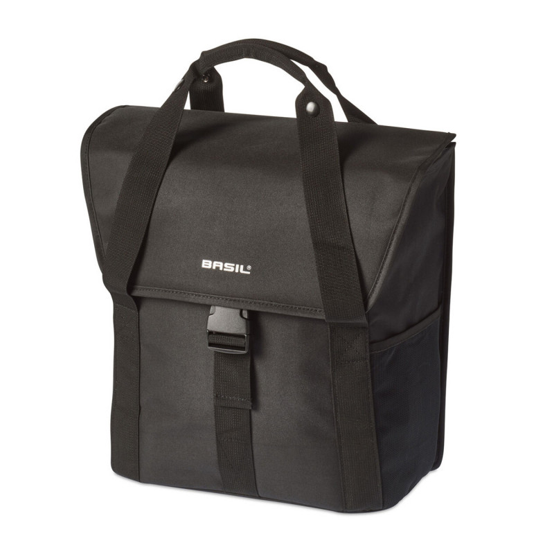 SACOCHE ARRIÈRE BASIL GO CROCHETS HOOK-ON 16L NOIR RÉFLÉ. - 8715019184659