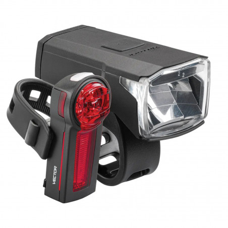 JEU D'ECLAIRAGES TRELOCK AVANT LS440 ARRIÈRE LS740 USB NOIR - 8713249340142