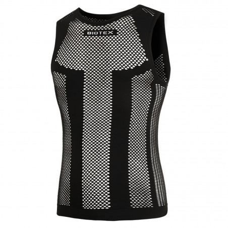 SOUS MAILLOT SANS MANCHES BIOTEX PIUMA NOIRE T.XS-S - 8990411004013