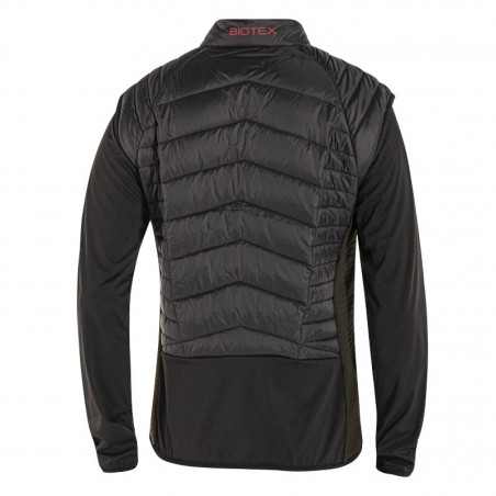 VESTE MATELASSÉE BIOTEX 2 EN 1 COUPE-VENT NOIR T.S - 8992331004463