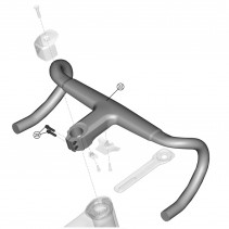 COCKPIT CARBONE LAPIERRE 100mm/39cm - 3660423400695
