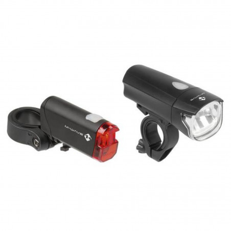 KIT ECLAIRAGE AVANT   ARRIERE - M-WAVE ATLAS K 50 A PILES - 887539015558