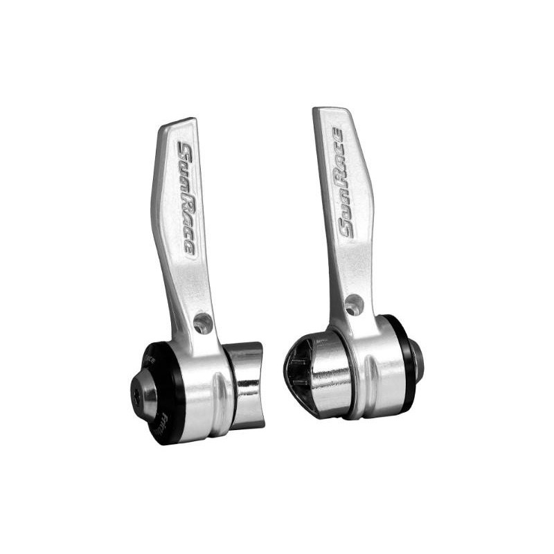 PAIRE DE MANETTES DERAILLEUR - AU CADRE A VISSER 7V SUNRACE - 4710944241754