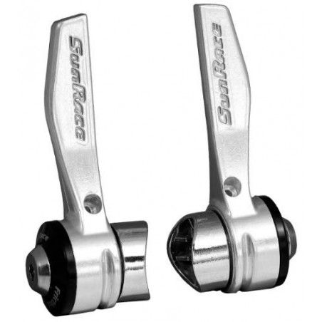 PAIRE DE MANETTES DERAILLEUR - AU CADRE A VISSER 7V SUNRACE - 4710944241754