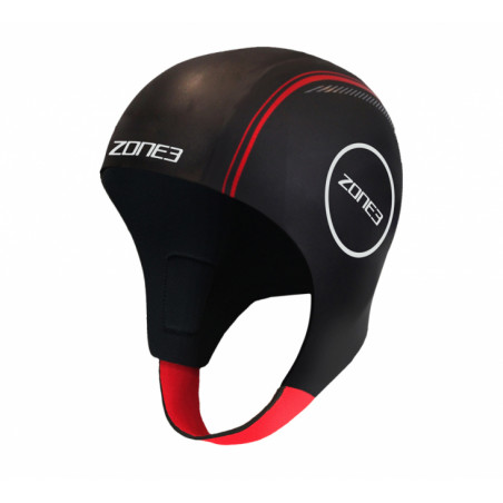 NEOPRENE SWIM CAP - K008 BLACK/RED M - NA18UNSC108M - 0602815988346