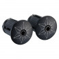 RUBAN DE CINTRE SUPER STICKY KUSH GRAVEL   BOUCHONS - I026 GUNMETAL  - BT-158 - 0660902392377