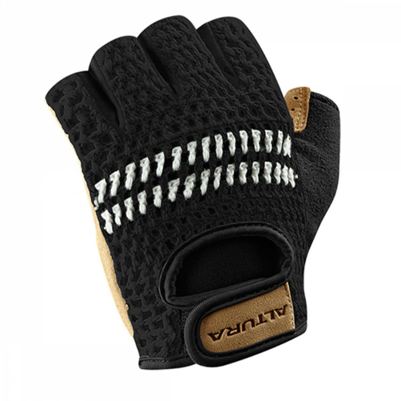 GANTS-COURTS CROCHET - K040 BLACK/TAN M - AL19CR2BM_ - 5034948101678