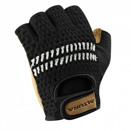 GANTS-COURTS CROCHET - K040 BLACK/TAN M - AL19CR2BM_ - 5034948101678