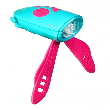 Klaxon et éclairage avant MINI HORNIT - rose/turquoise