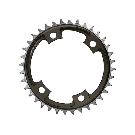 PLATEAU SRAM X-SYNC ROUTE 42D BCD 107mm 12V ALUMINIUM NOIR - 00.6218.014.009 - 710845825682