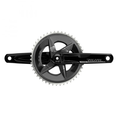 PÉD. SRAM RIVAL D1 DUB 107 BCD 165 mm 46x33D 12V ALU NOIR - 00.6118.614.004 - 710845864575