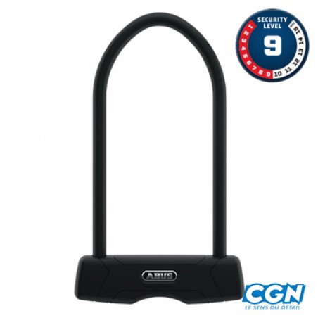 ANTIVOL VELO U 140 X 230MM ABUS GRANIT 460   SUPPORT