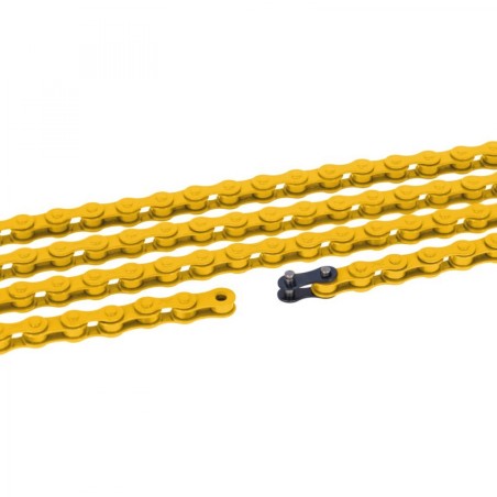 XLC CC-C09 CHAÃ?NE 1/2x1/8 112 MAILLONS 1V JAUNE - 2501010006 - 4055149420819