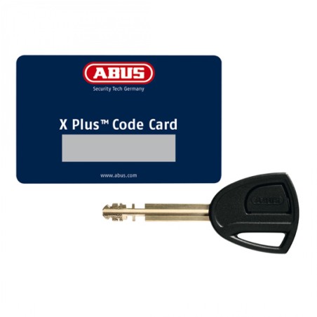 ANTIVOL VELO PLIABLE  A CLE L 90CM ABUS BORDO 6000K/90 NOIR   SUPPORT