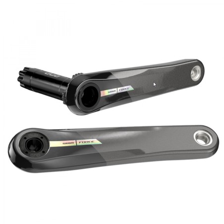JEU DE MANIVELLES SRAM FORCE D2 170 DUB 12V CARB.GRIS/IRIDES - 00.6118.661.002 - 710845886980