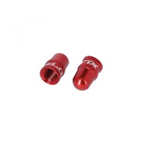 XLC PU-X15 BOUCHON DE VALVE SCHRADER ROUGE - 2501960046 - 4055149371906