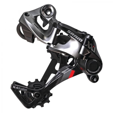DÉRAILLEUR ARRIÈRE XX1 11V.CHAPE LONGUE ROUGE - 00.7518.061.000 - 710845764011