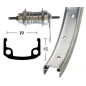 ROUE ARRIÈRE 28x1 3/8 WINORA RÉTROPEDALAGE 36TR.107 ARG.MATE - 2142081000 - 4032191047300