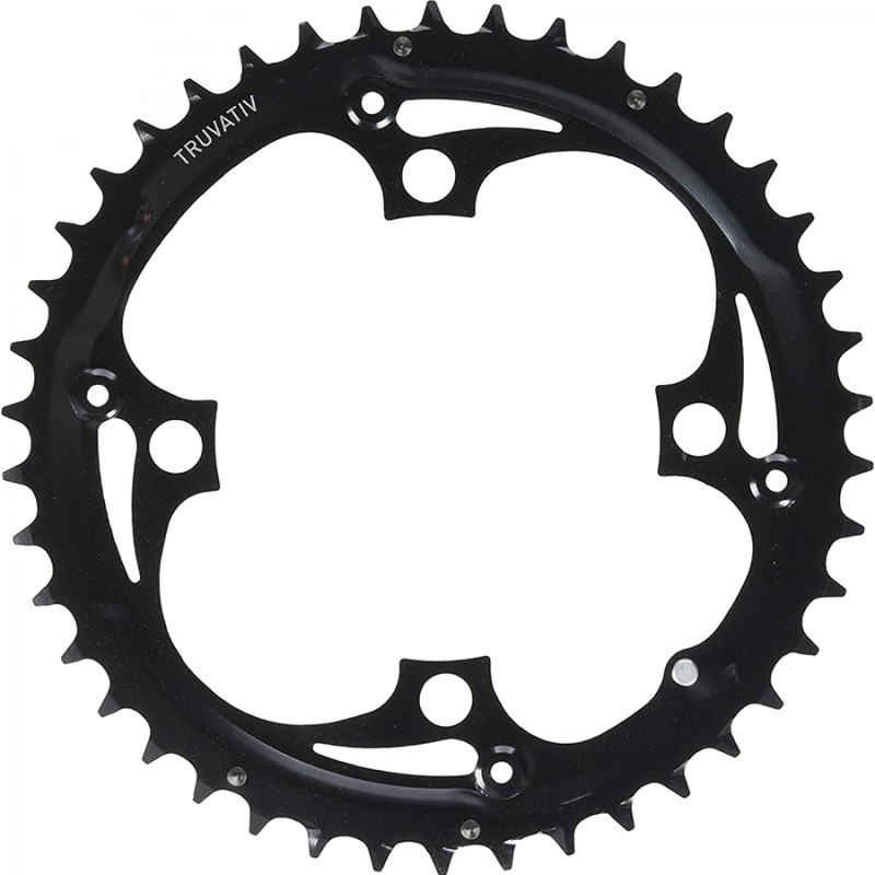 PLATEAU SRAM TRUVATIV 104BCD 4 BRANCHES 42D ACIER NOIR MAT - 11.6215.016.000 - 710845408212