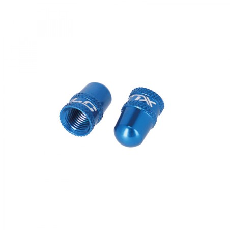 XLC PU-X15 BOUCHON DE VALVE SCHRADER BLEU - 2501960047 - 4055149371913