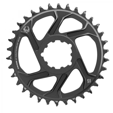 PLATEAU EAGLE X-SYNC 34D BOOST 3 mm OFFSET ALU FORGÉ NOIR - 11.6218.030.280 - 710845808555