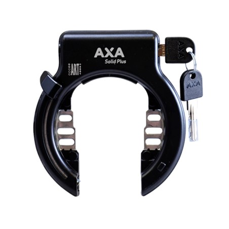 ANTIVOL VELO FER A CHEVAL AXA SOLID PLUS NOIR (OUVERTURE 50MM/OPTION CABLE ANTIVOL)