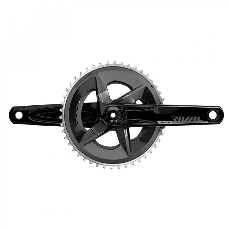 PÉD. SRAM RIVAL D1 DUB 107 BCD 160 mm 48x35D 12V ALU NOIR - 00.6118.614.008 - 710845864568