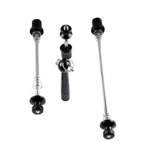 BLOCAGE RAPIDE ANTIVOL OPTIMIZ NOIR ROUE AVANT/ROUE ARRIERE/TIGE DE SELLE AVEC CLE